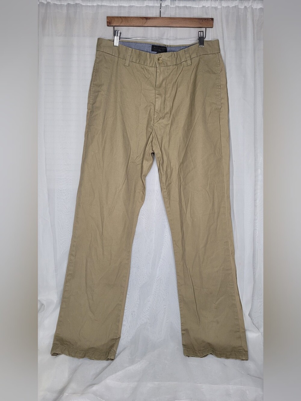 Banana Republic New Gavin Chino Pants 34x32 Acorn 100% Cotton